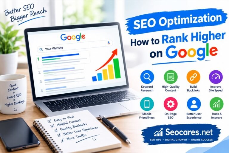SEO Optimization : How to Rank Higher on Google